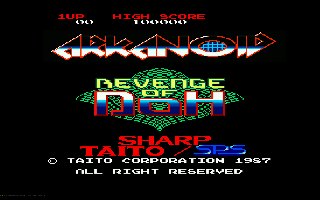 Screenshot Thumbnail / Media File 1 for Arkanoid Revenge of Doh (1987)(Sharp - SPS)[a2]